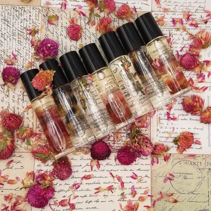 Luscious Lips Flower Infused Oil Roller Set