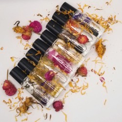 12 Crystal and Flower Infused Oil Rollers
